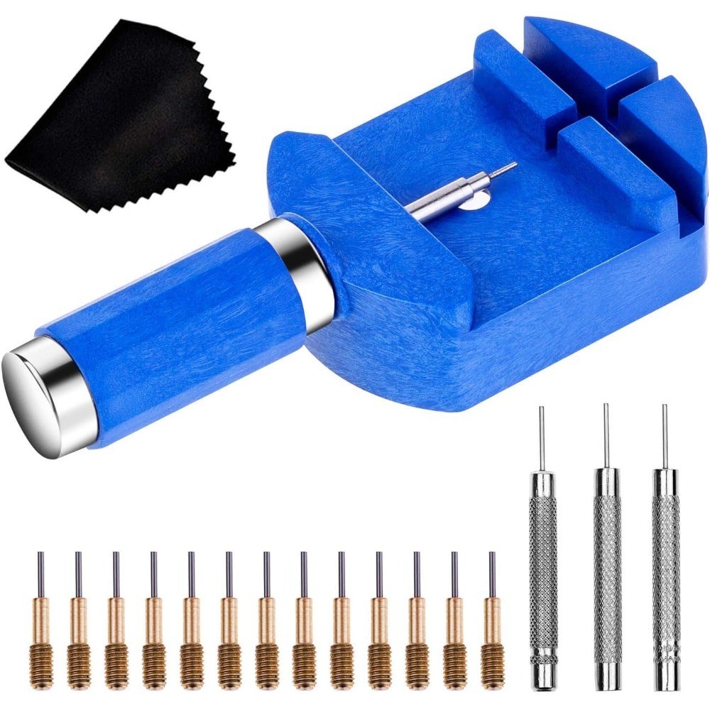 Watch Link Removal Tool Kit with Replacement Pins and Pin Punches for Bracelet