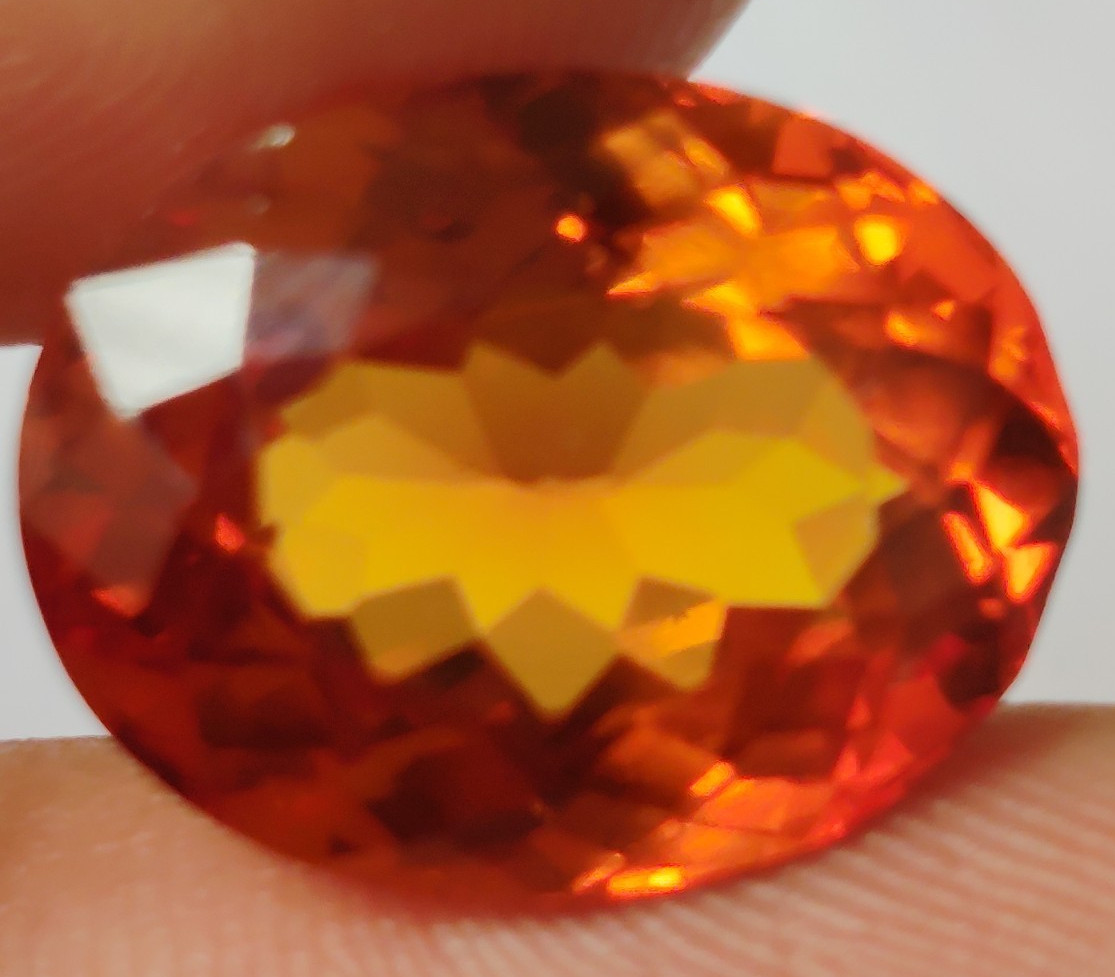 28.00 Ct. Hessonite (Garnet) Cushion Cut Faceted Loose Gemstone 4 Ring & Pendant