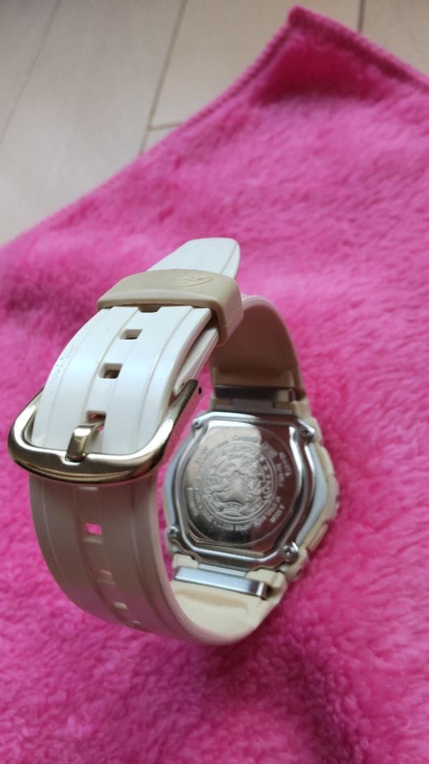 BABY-G ladies wristwatch limited model angel and devil white some scratches