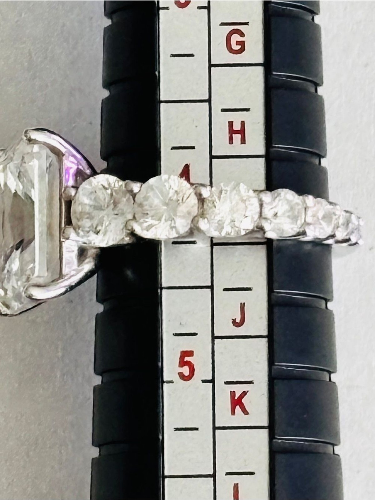 Platinum Clad® 925 Sterling Silver Cushion Cut CZ Engagement Ring Size 4