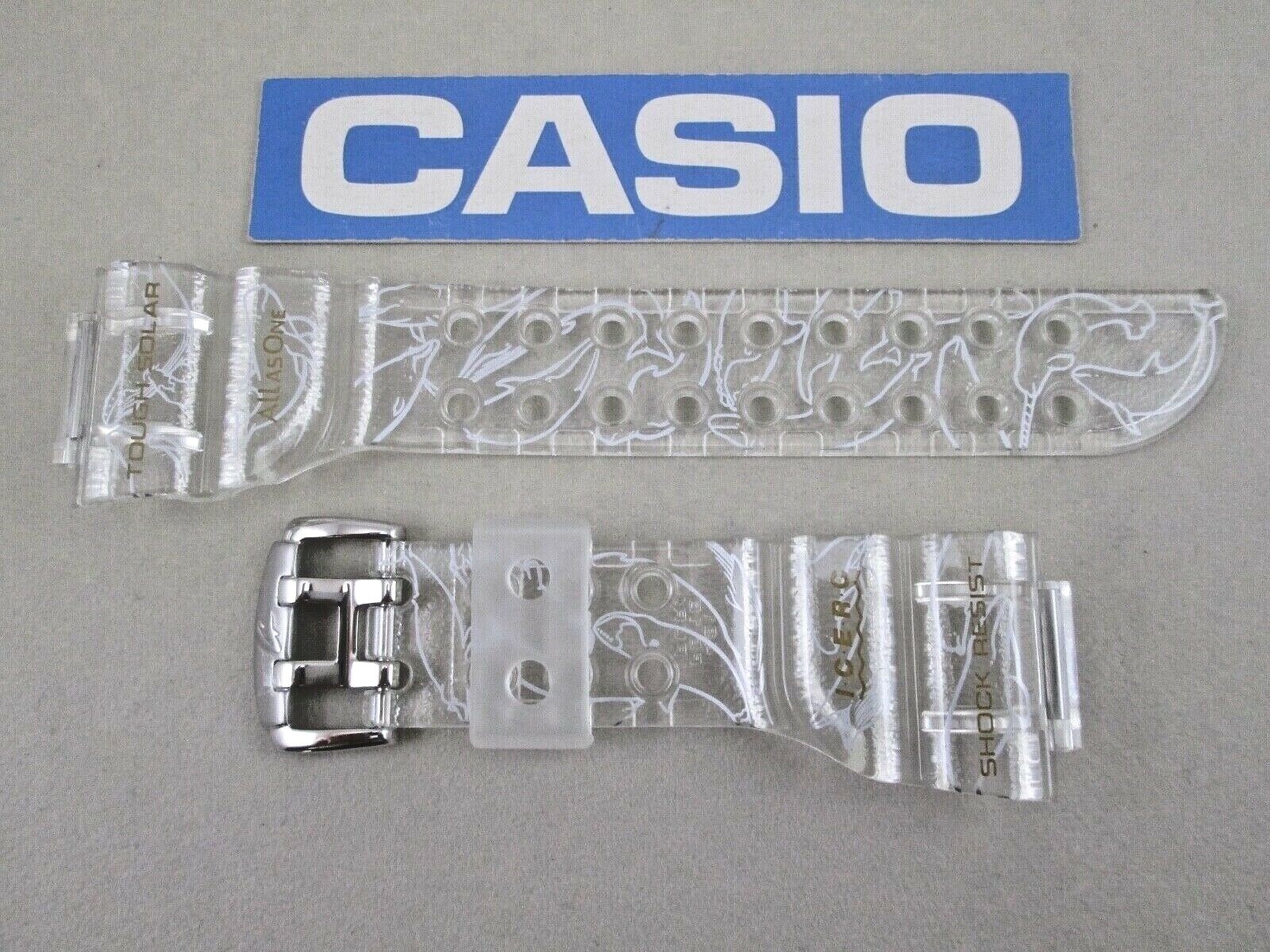 Casio G-Shock Frogman I.C.E.R.C GF8251K GF-8251K-7 watch band clear translucent