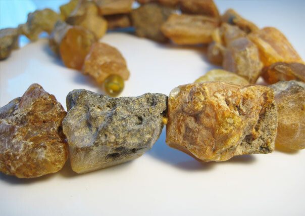 Genuine Massive Raw Amber Baltic Amber Necklace 30 in !!!