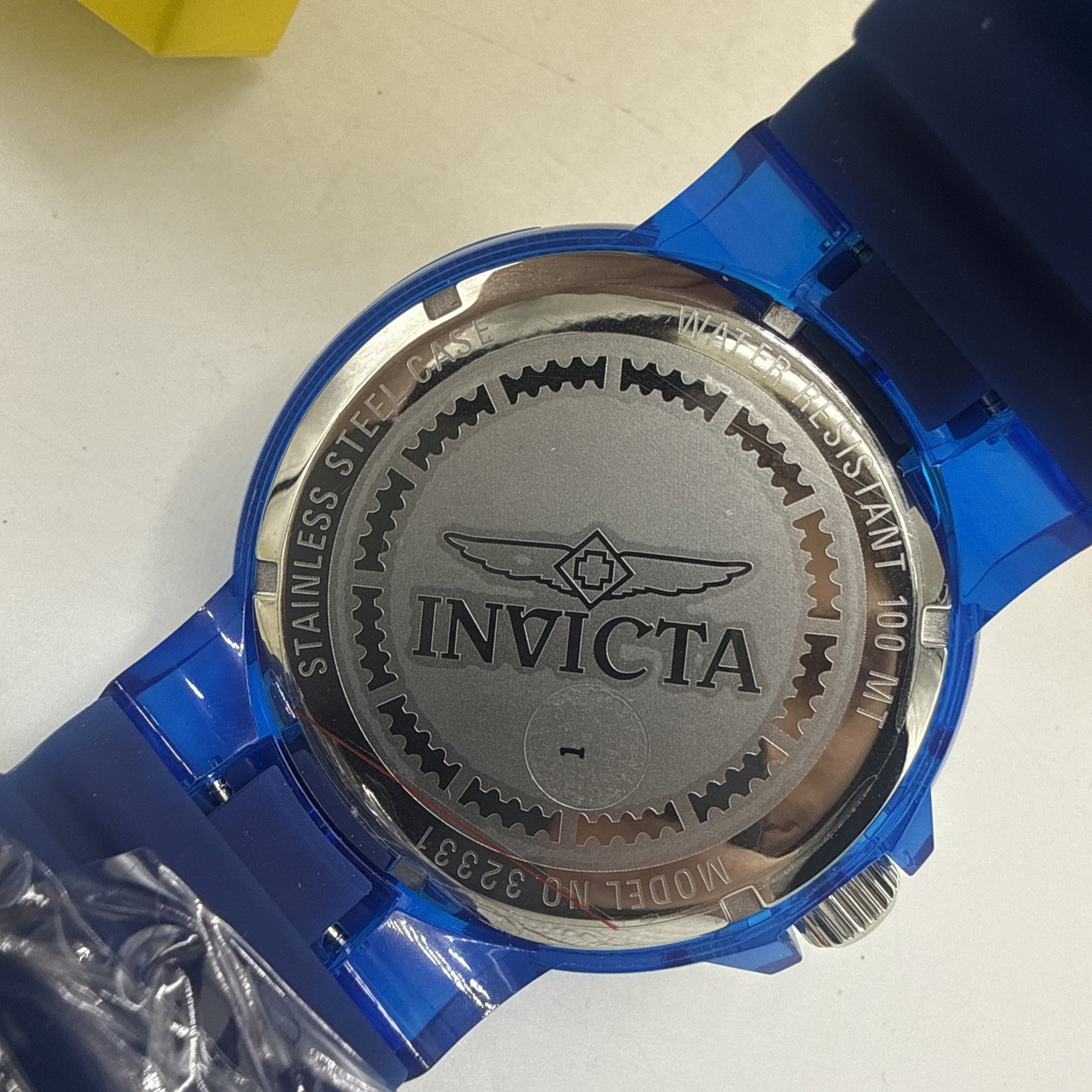Invicta I-Force 19251 51mm Chronograph Watch w/ Rare Yellow Helmet Case