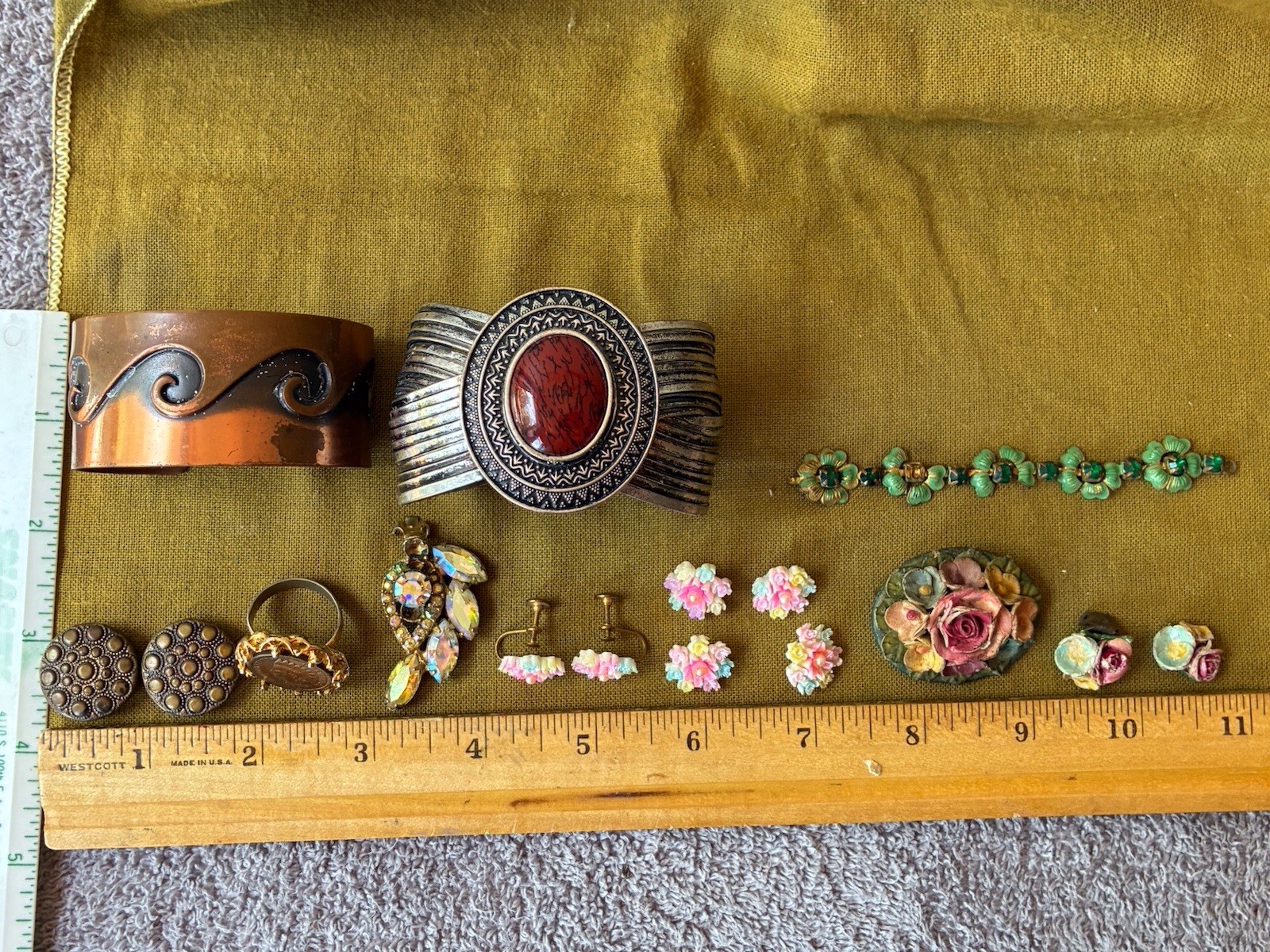 JEWELRY PIECES OF MANY ASST. AGES TYPES, SIZES & FOR MULTIPLE USES~MOST VGC~NICE