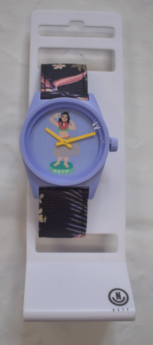 Neff Mens Unisex Daily Hawaiian Hula Girl Tropical Strap Watch New Model NF0208