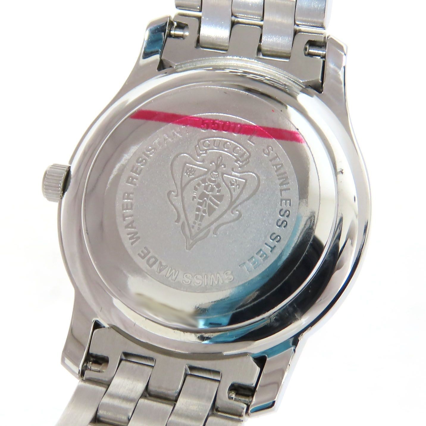 GUCCI Watch 5500L Silver Dial SS Stainless Steel with Approximately 67.3g Batter