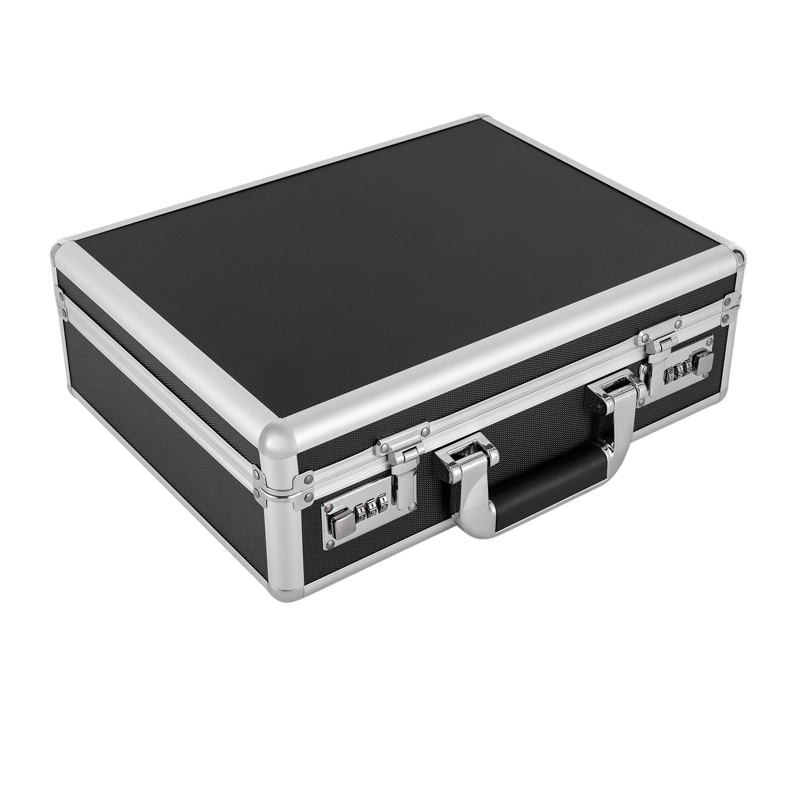 18 Slots Locking Display Storage Watch Box Briefcase Watches Collectors Black
