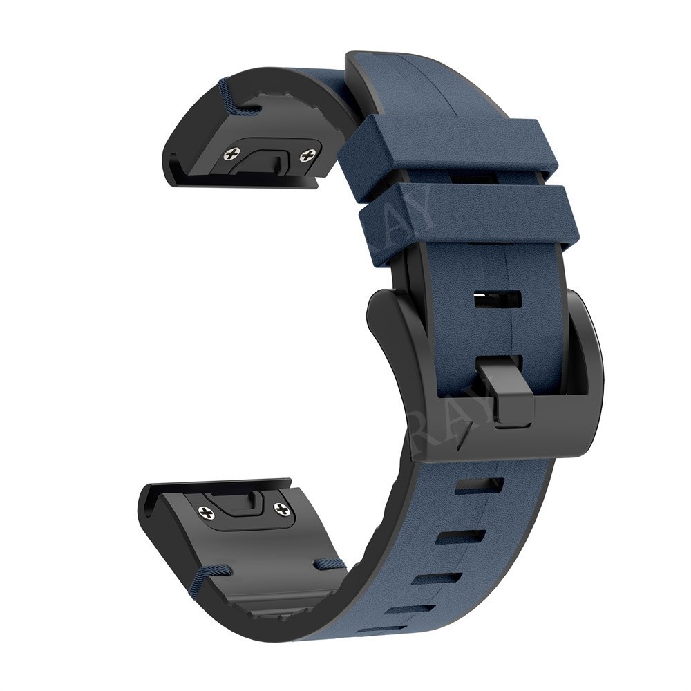 Silicone Leather Band Strap For Garmin Watch Fenix 8 E 7X 7 6X 6 5 5X Enduro 3 2