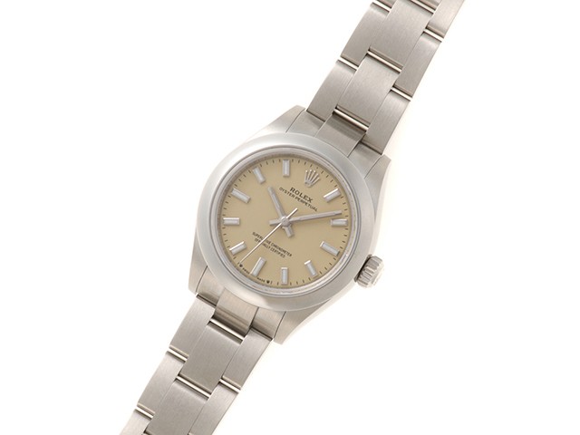 ROLEX 276200 Oyster Perpetual 28Watches Beige dial Stainless Steel Women【4…