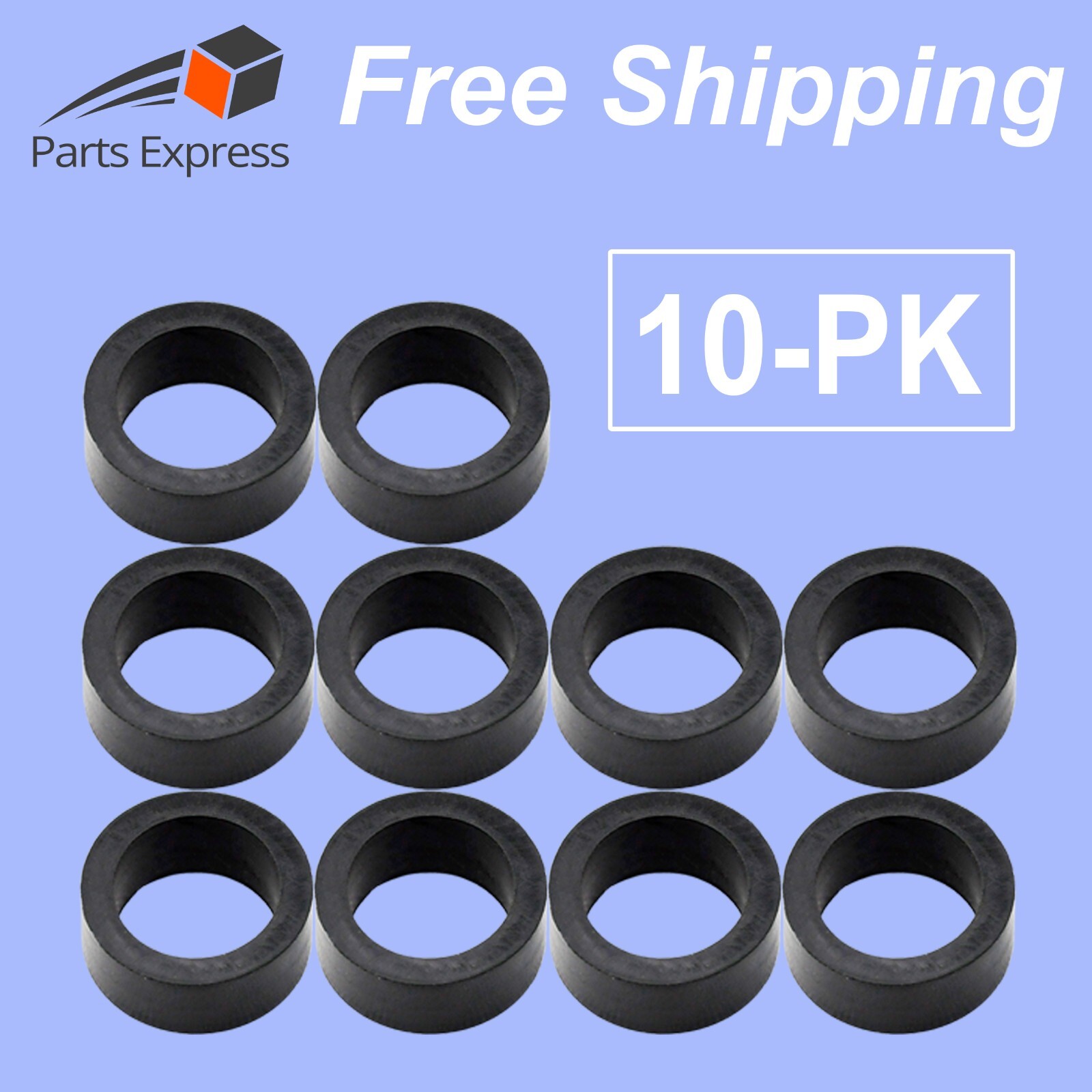 [10-PK] Steamer Rubber Washer Gaskets Boiler Gauge Sight Glass Seals 5/8″OD