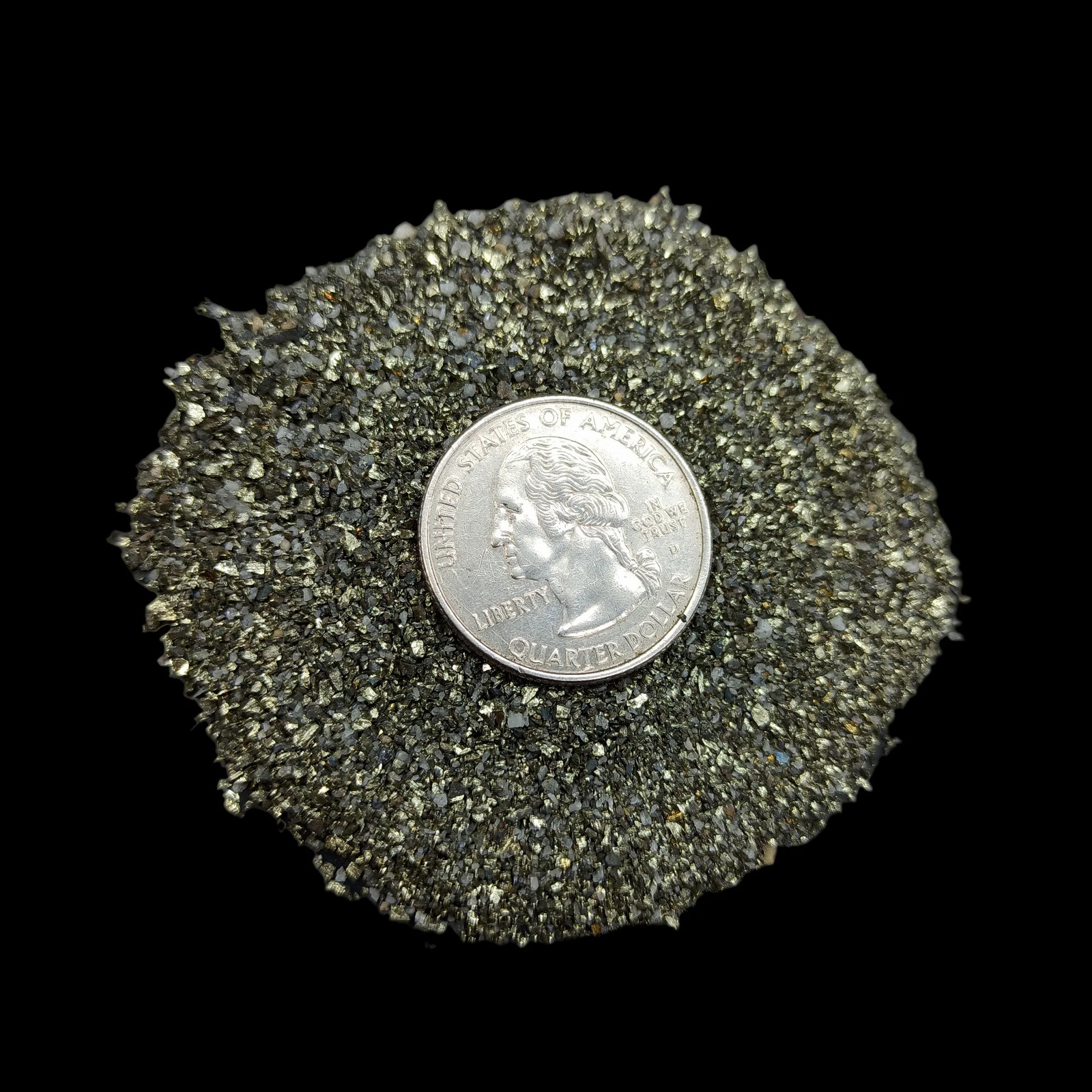 Chalcopyrite 0.5-1mm Stone Granules for Resin Jewelry Decor