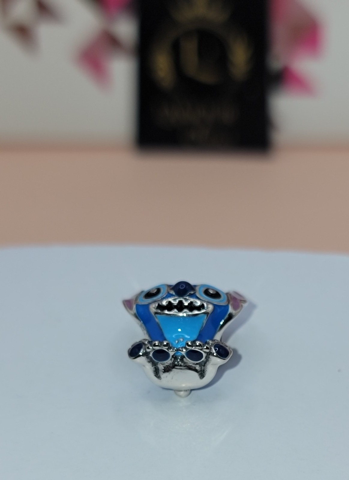 PANDORA Disney Parks 2025 Lilo & Stitch Blue Charm 793815C01 W/ Box D59