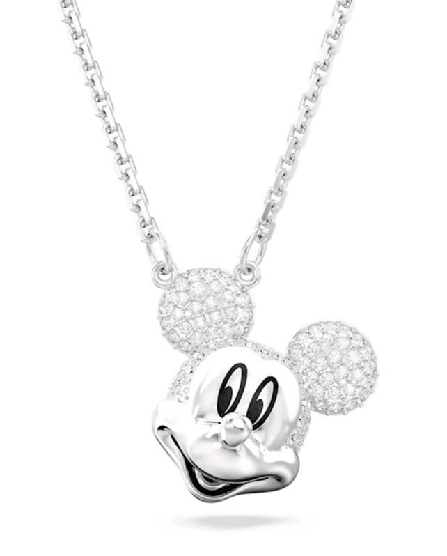 SWAROVSKI Disney 100Th Mickey Mouse Pendant Necklace