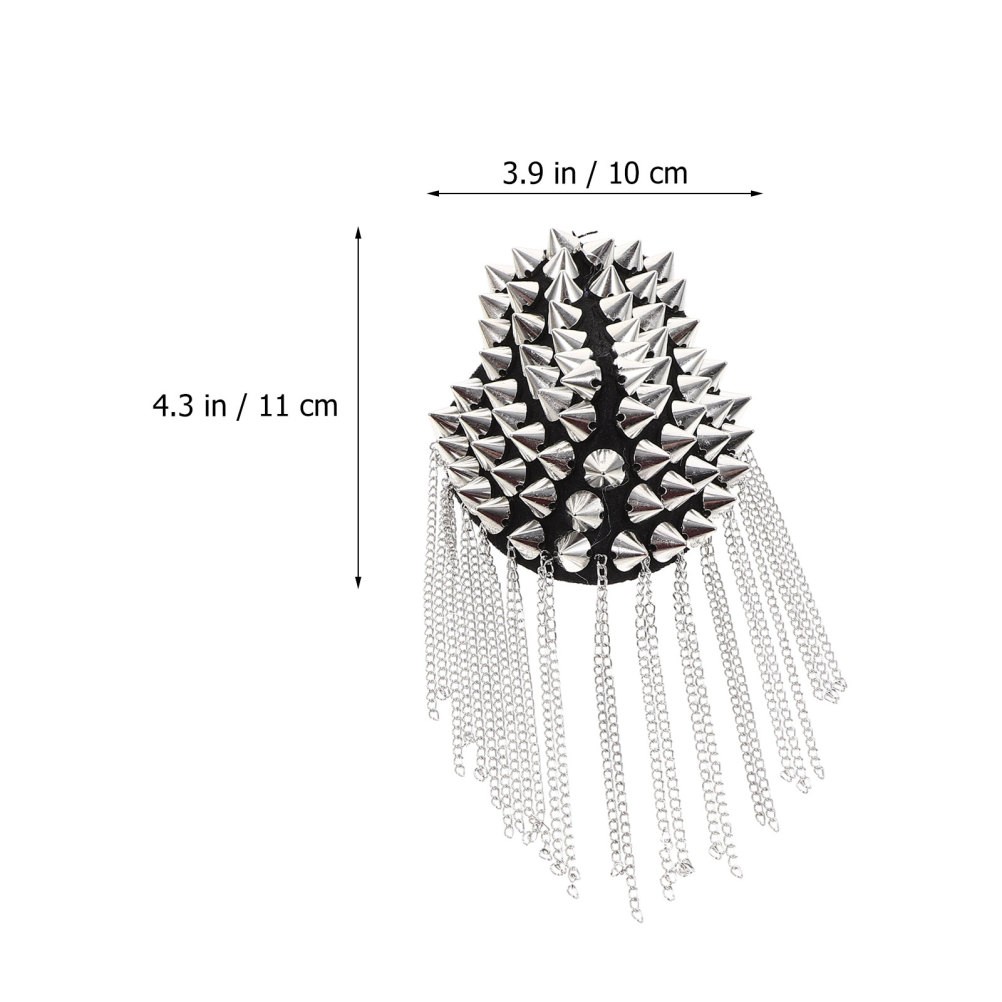 Multi Color Tassel Chain Epaulet Shoulder Badge Durable Reusable Accessory