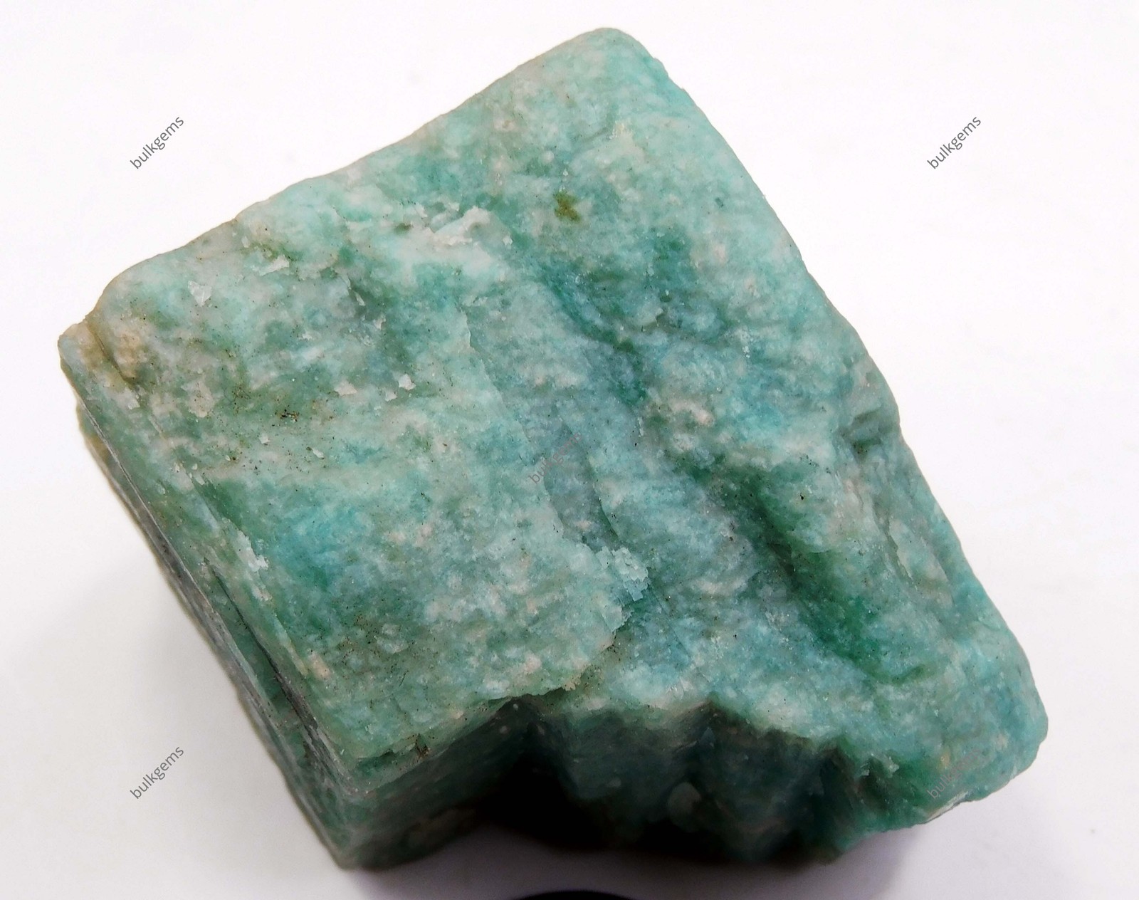 1260.75 Ct Natural Amazonite Blue Earth Mined Rough Certified Loose Gemstone