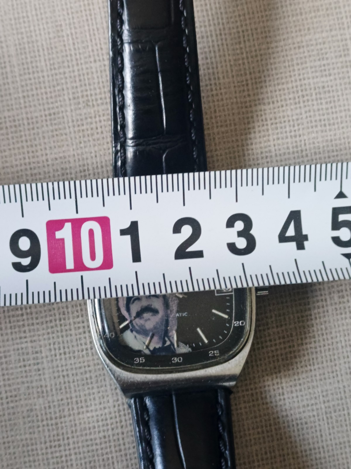 VINTAGE ZODIAC Saddam Hussein Arabic Dial Auto ETA 2879 in ZENITH Steel Case