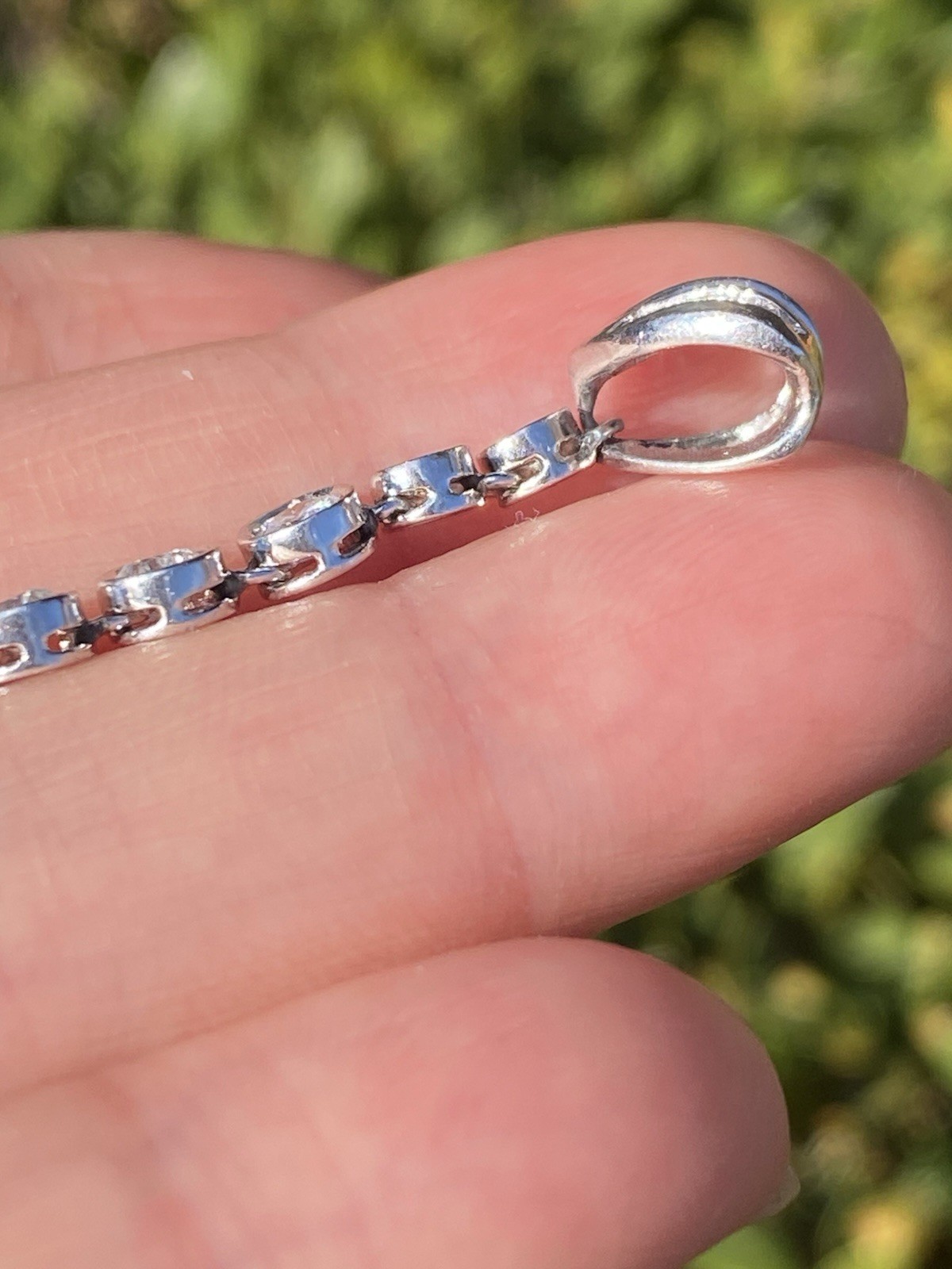 1.00CTW 100% Natural Round Diamond Drop Platinum Pendant