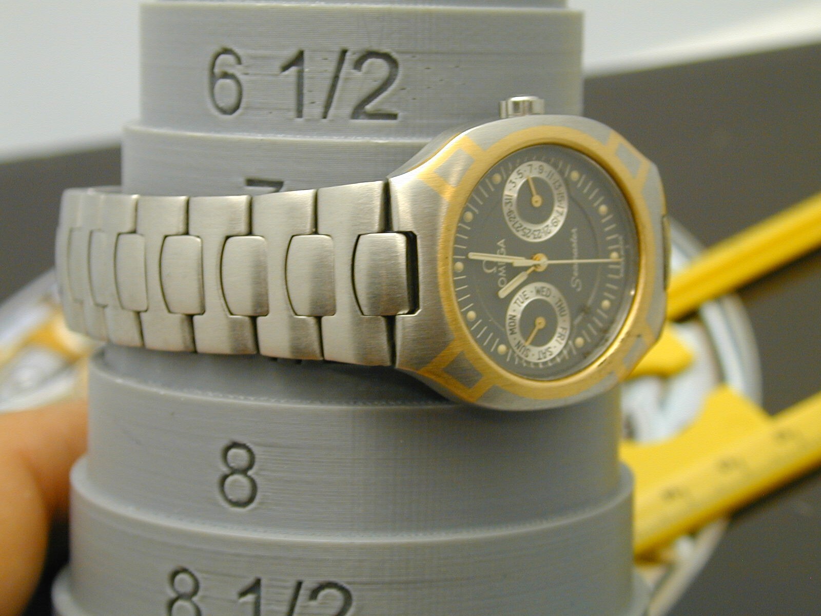 OMEGA SEAMASTER 18K AND STAINLESS STEEL AS PICTURED