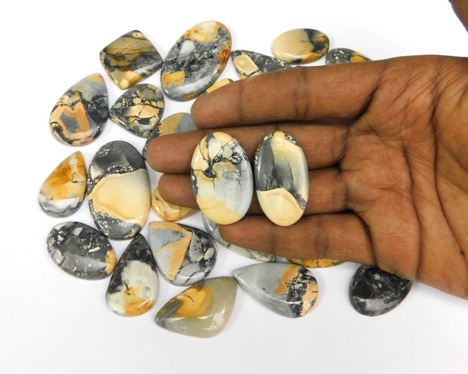Maligano Jasper Fancy Gemstone Cabochon Jewelry Making Wholesale Lot 71307