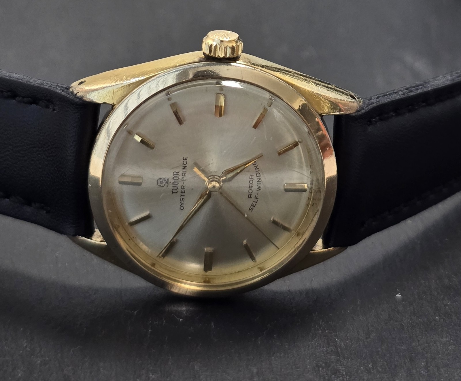 Vintage Tudor Oyster-Prince Rotor Automatic Watch 7965 34mm 1960s