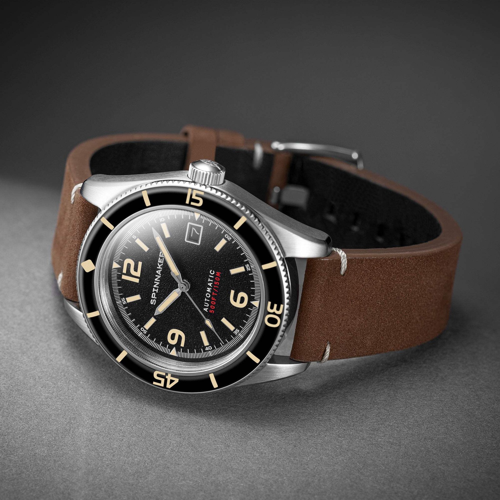 Spinnaker Fleuss Stainless Steel 43mm Japanese Automatic Wristwatch