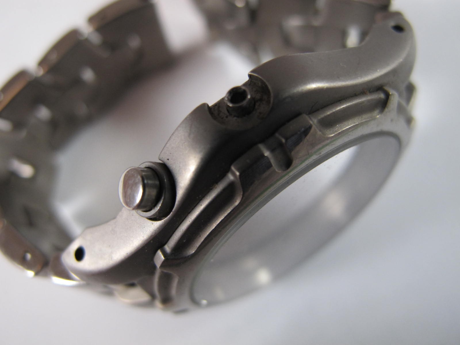 Seiko Kinetic Titanium 5M62-0C90 Watch 18mm Bracelet 48Y7