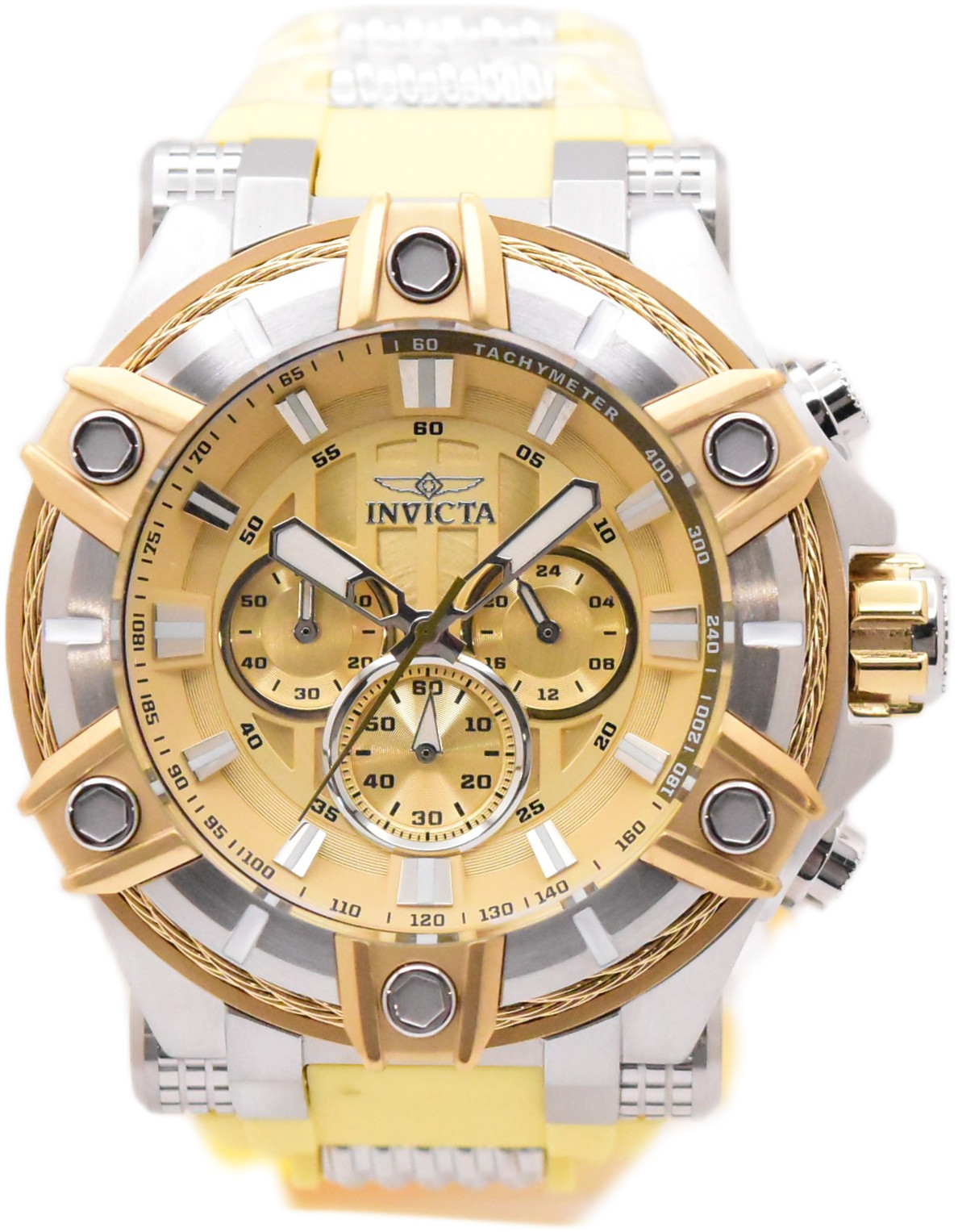 Invicta Bolt Desert Titan Men’s 52mm Tan Quartz Chronograph Watch 49808