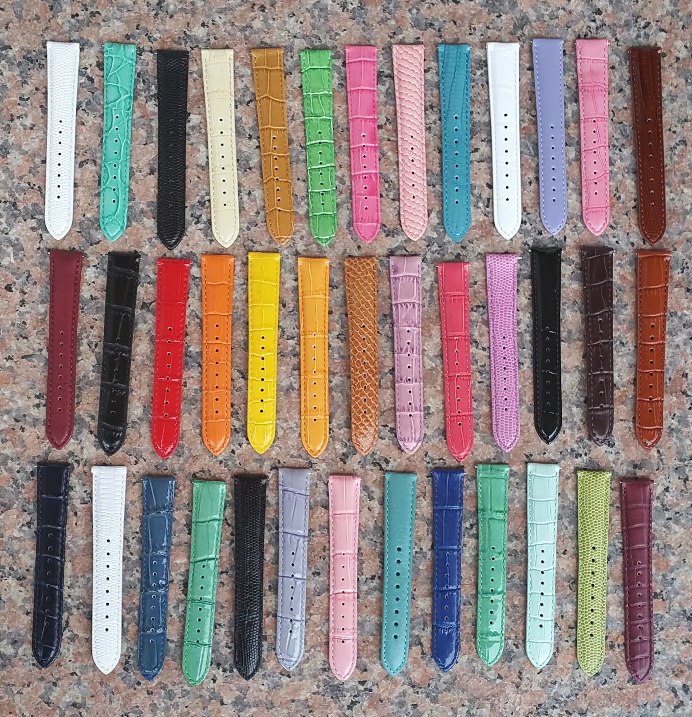 12mm 16mm 18mm 20mm Genuine Alligator Leather Interchangeable Strap Watch Band