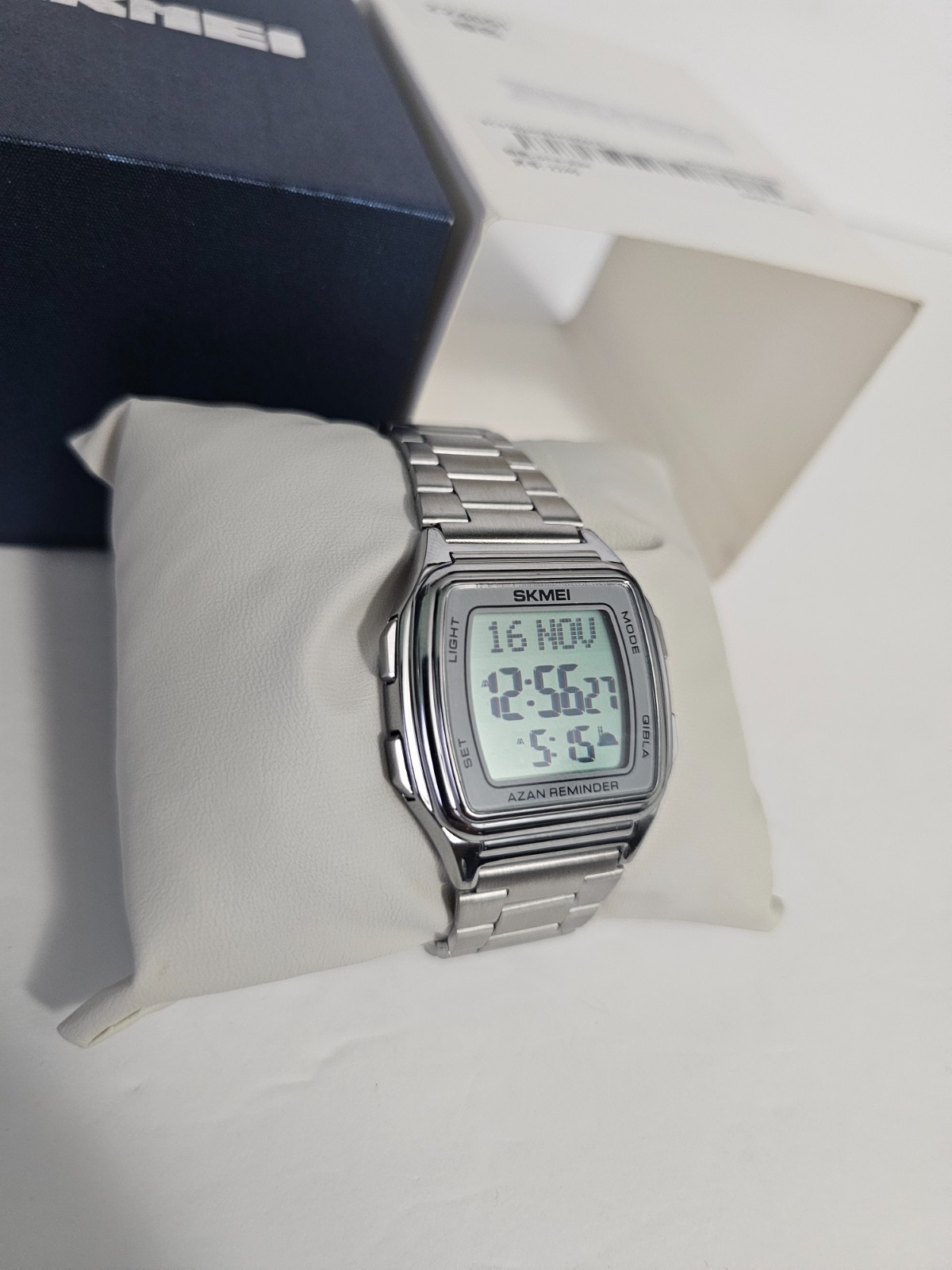 SKMEI 2240 Steel Watches Square Display Classic 3ATM Digital Watch