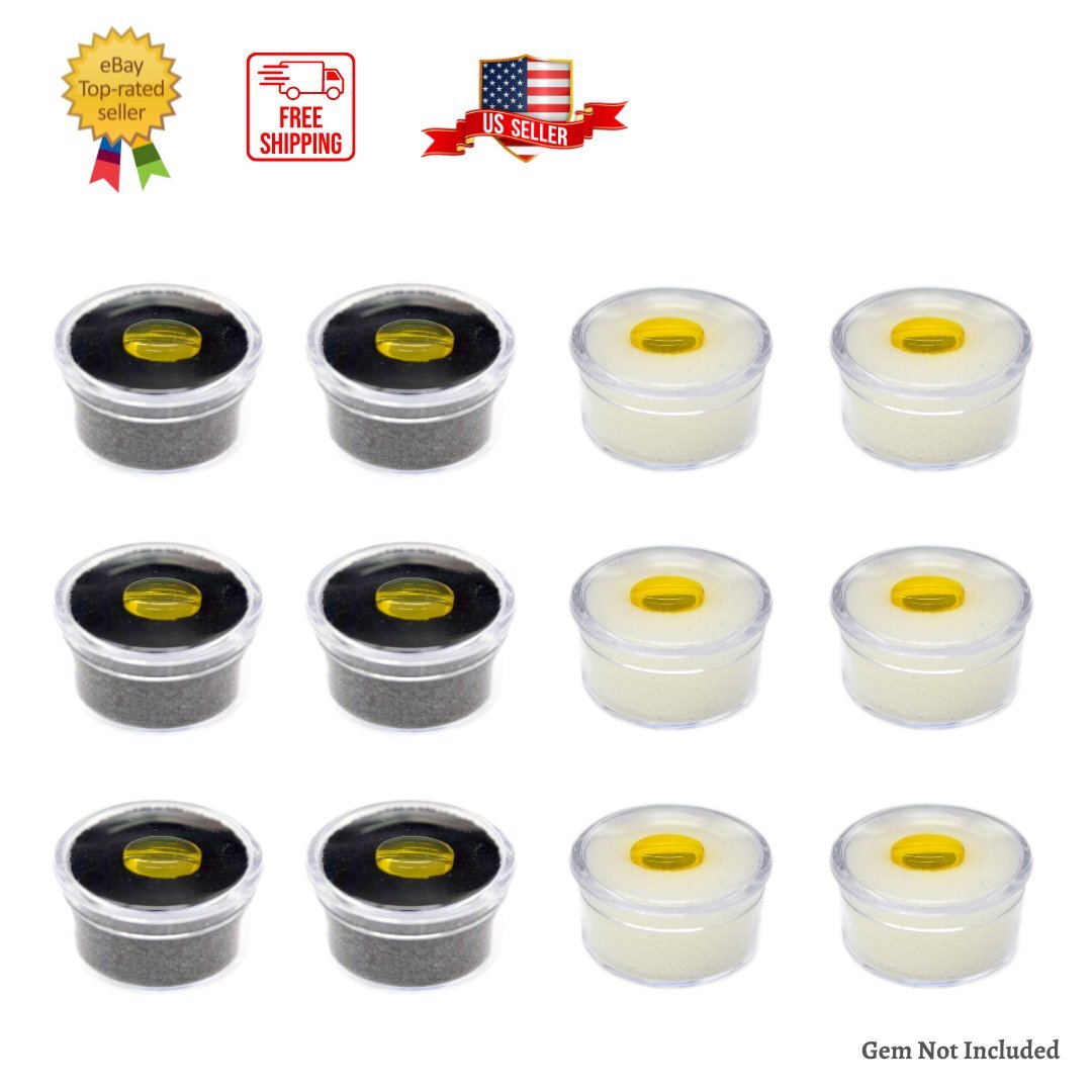 Novel Box Jewelry Gem Display Jar Diamond Storage Jar – 12pcs