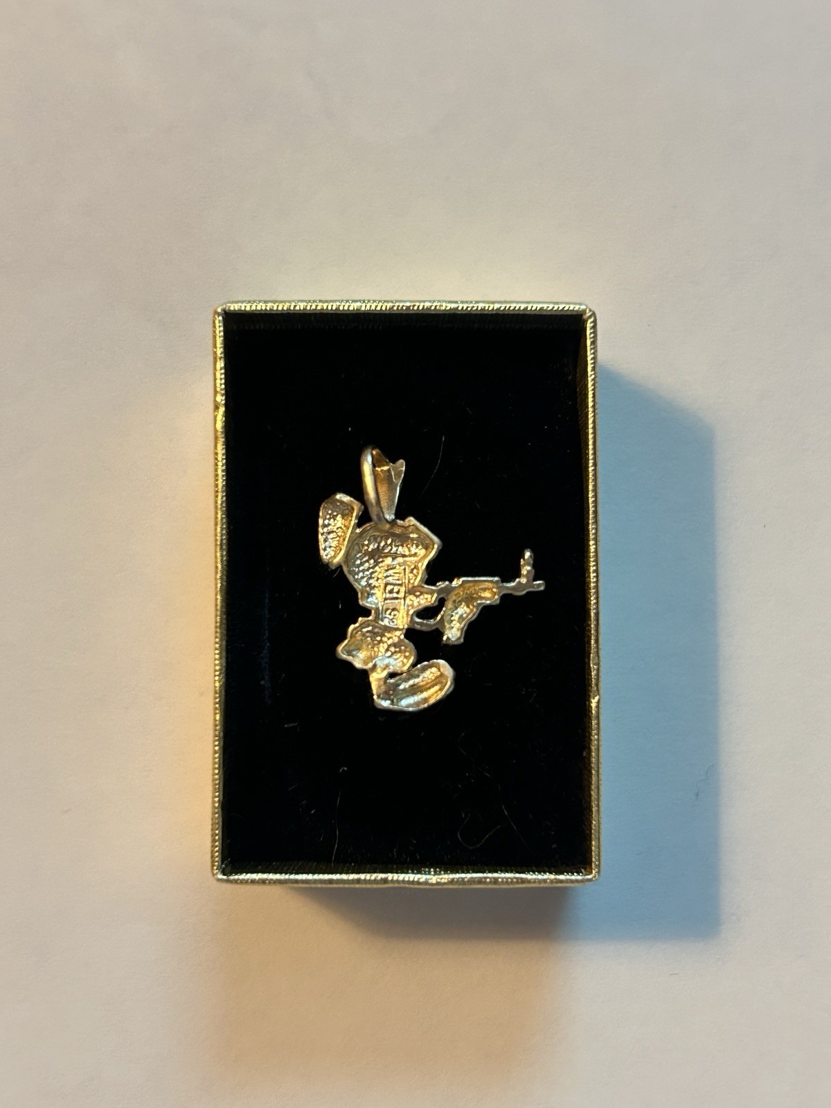 Michael Anthony Marvin the Martian Pendant 14K Gold Looney Tunes