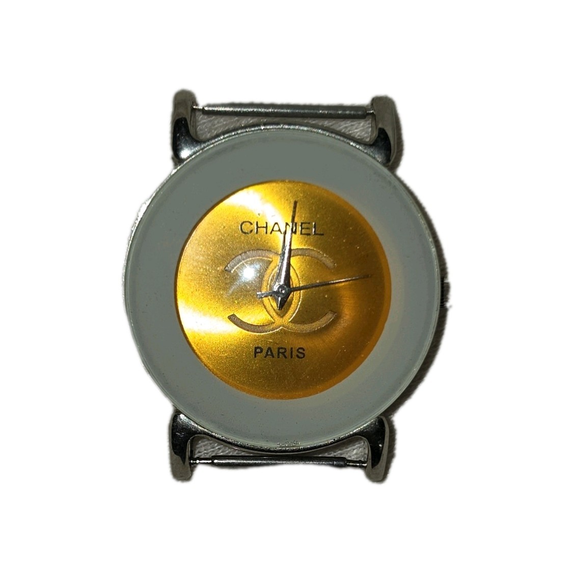 CHANEL Paris Women’s Quartz Analog Logo Dial Gold/White 28-31.9mm SS