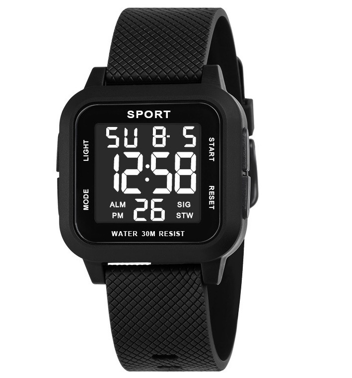 Men’s Military Sports Watch LED Screen Large Digital Face Waterproof Wristwatch