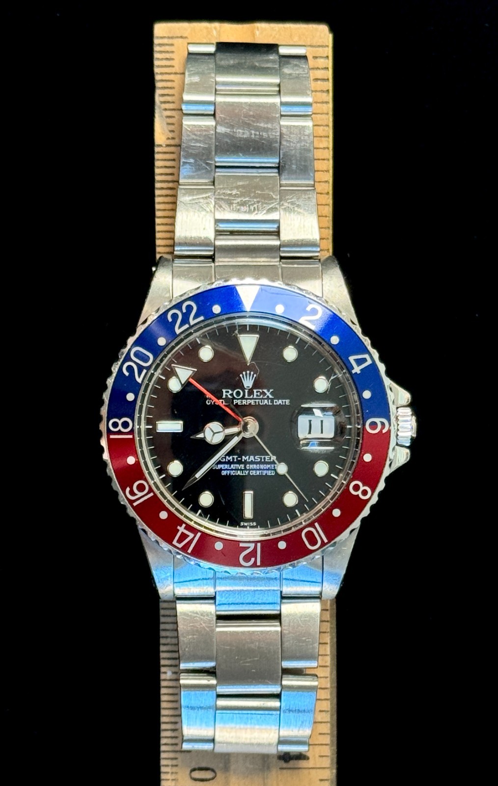 Rolex GMT-Master Pepsi 16750 SS Oyster w/ Box Cal 3075 US Seller No Tariffs