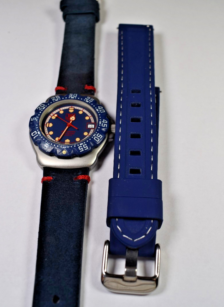 TAG Heuer Formula 1 Professional 200M WA1214 Blue Unisex Watch NEW BATTERY!