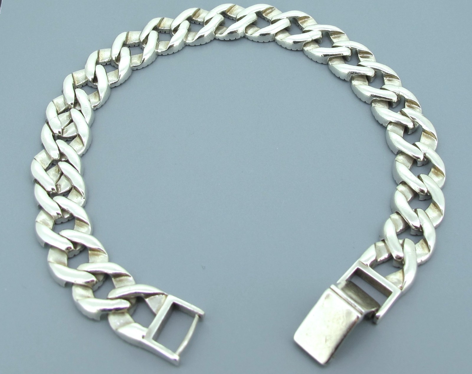925 Sterling Silver 9.2mm Miami Cuban Link Mens Chain Bracelet 9in