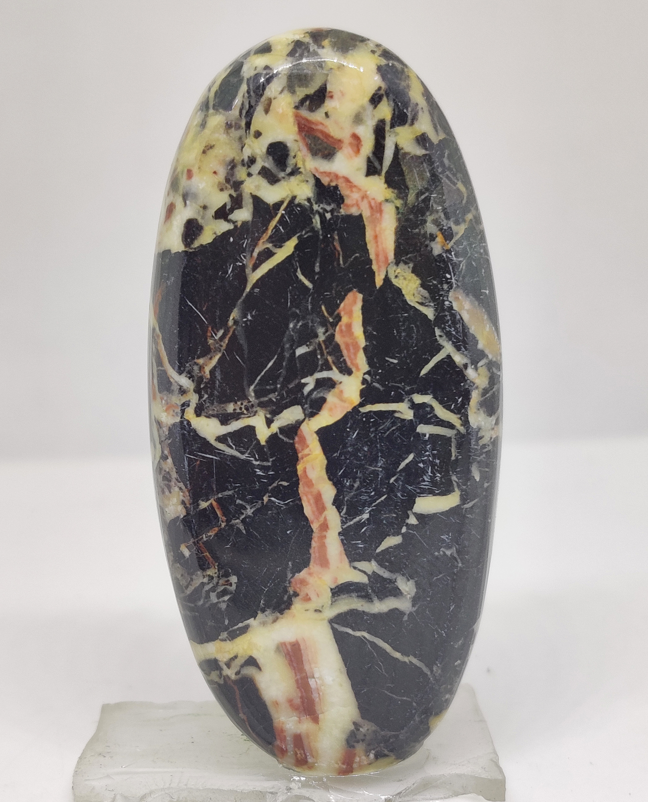 Natural Rare Zebra Jasper Oval Shape Loose Gemstone For Jewelry Making 80.85cts.