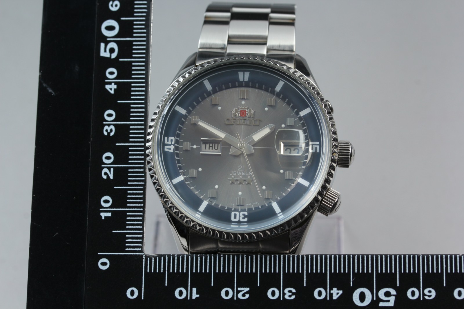 [Near MINT] Orient King Master EM6F-C2 Glay Automatic Men’s From Japan #3415
