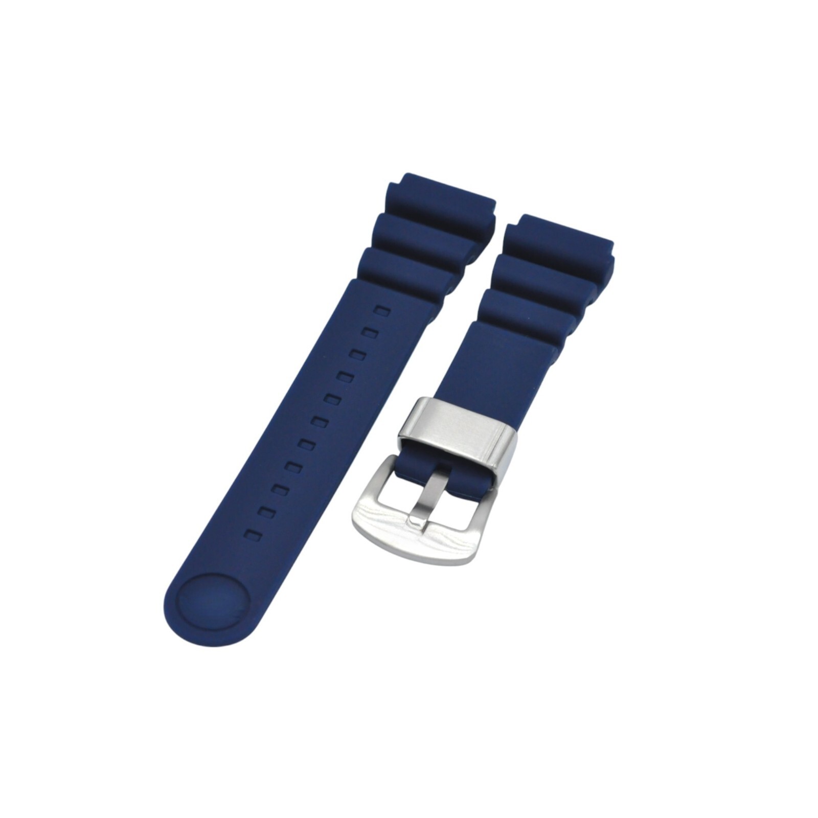 Prospex SRPA83 22mm Navy Blue Rubber Watch Strap For Seiko