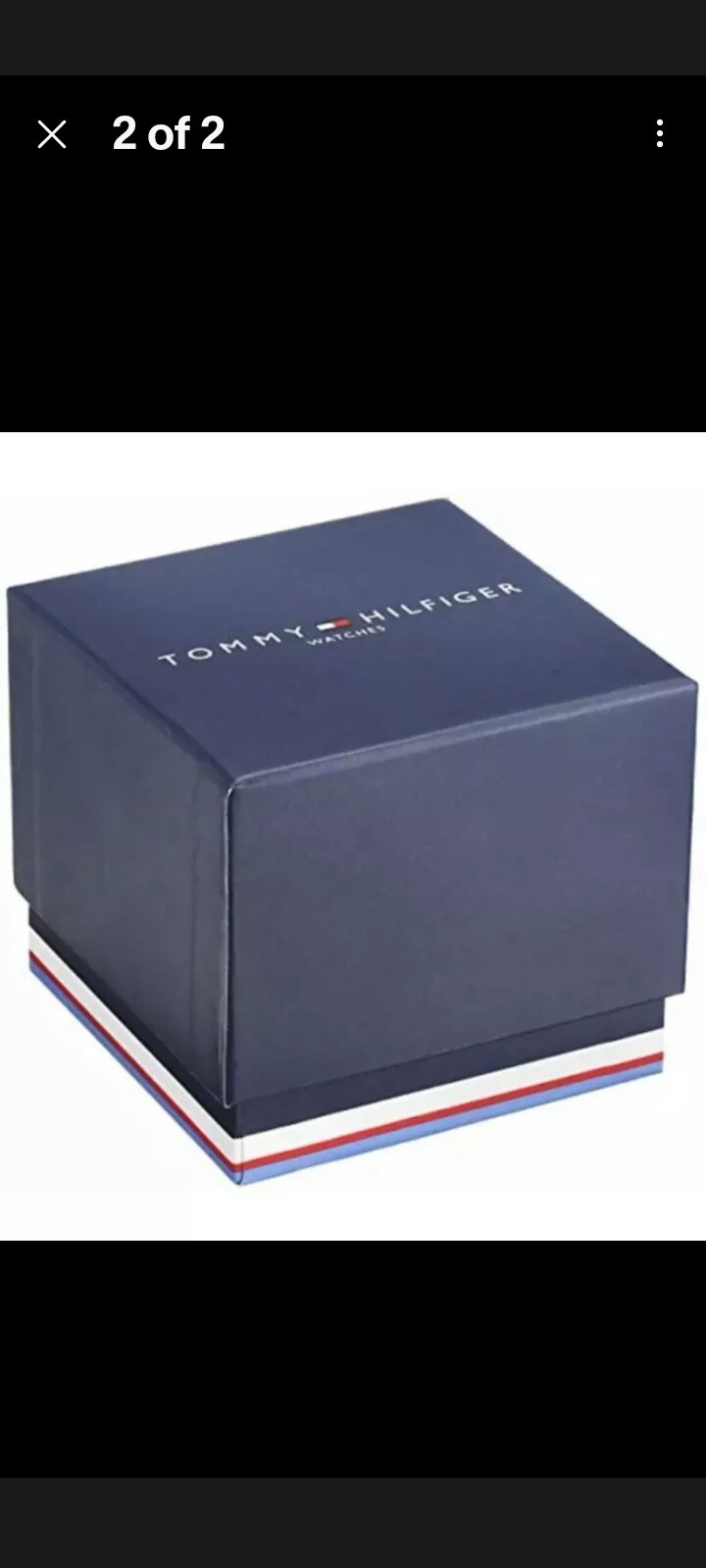 Tommy Hilfiger Men’s Watch Gray Dial Brown Leather Band 44mm Day Date 1791478
