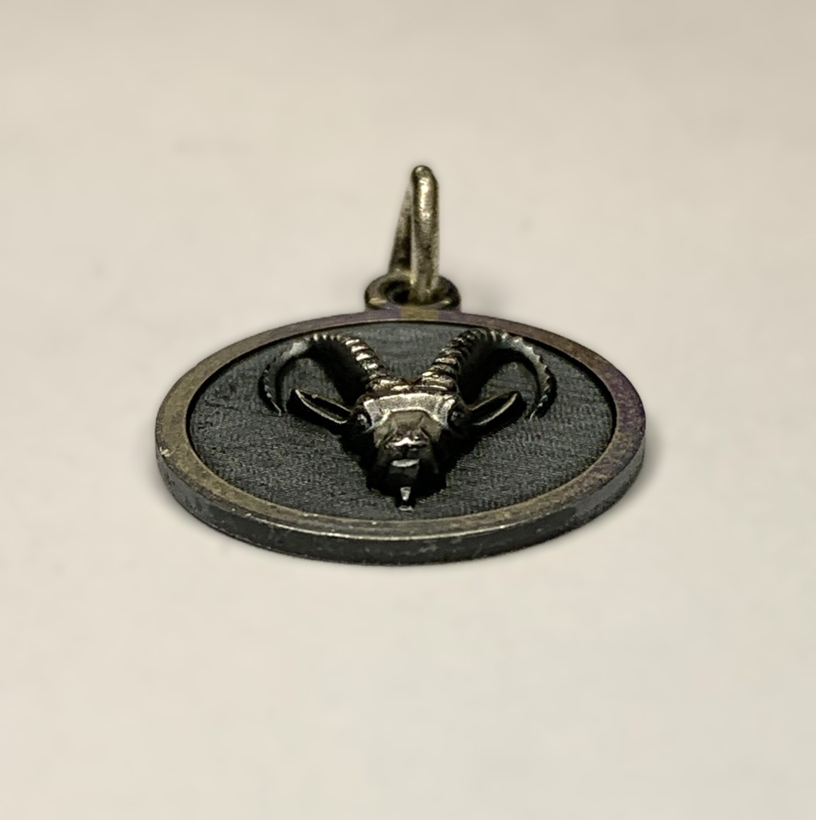 Vintage A & Z Sterling Silver Capricorn Zodiac Charm Pendant