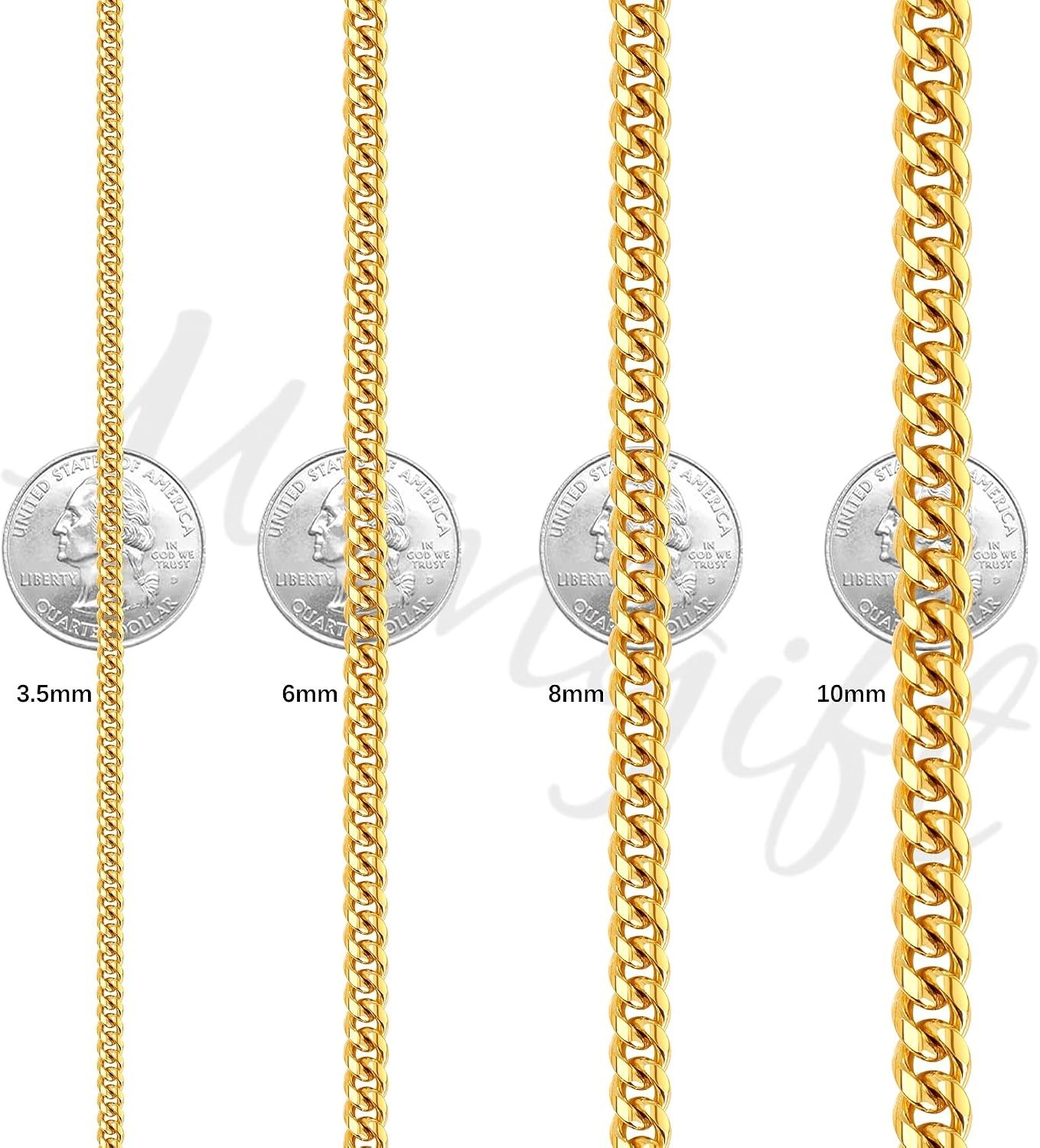Luxury 18k Gold & Silver Cuban Chain Bracelet – Adjustable Sizes 6.5 to 9 Inch