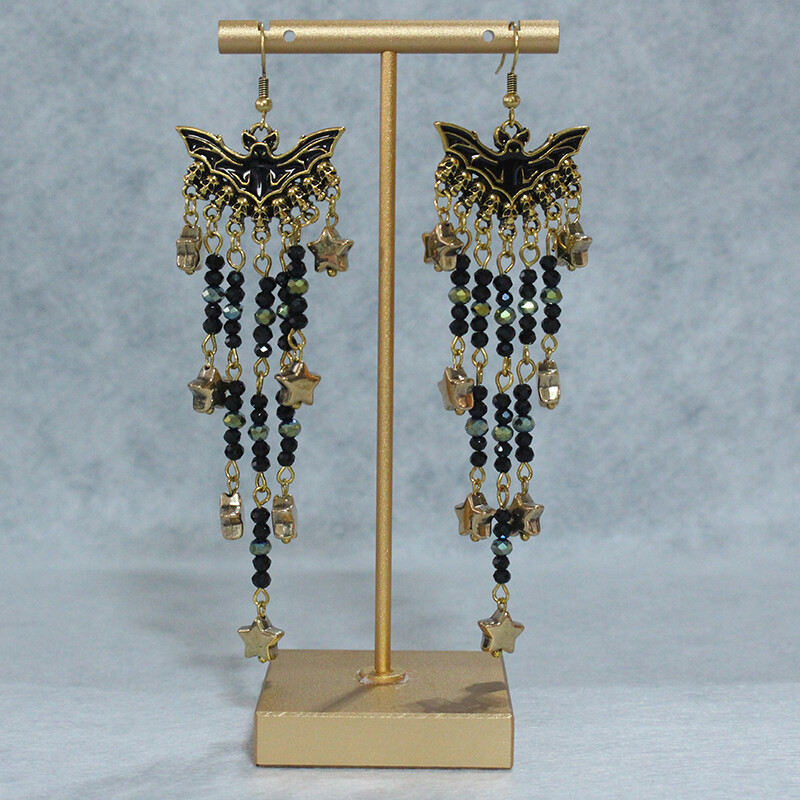 Tassel Beaded Earrings for Women Bohemian Retro Long Earrings