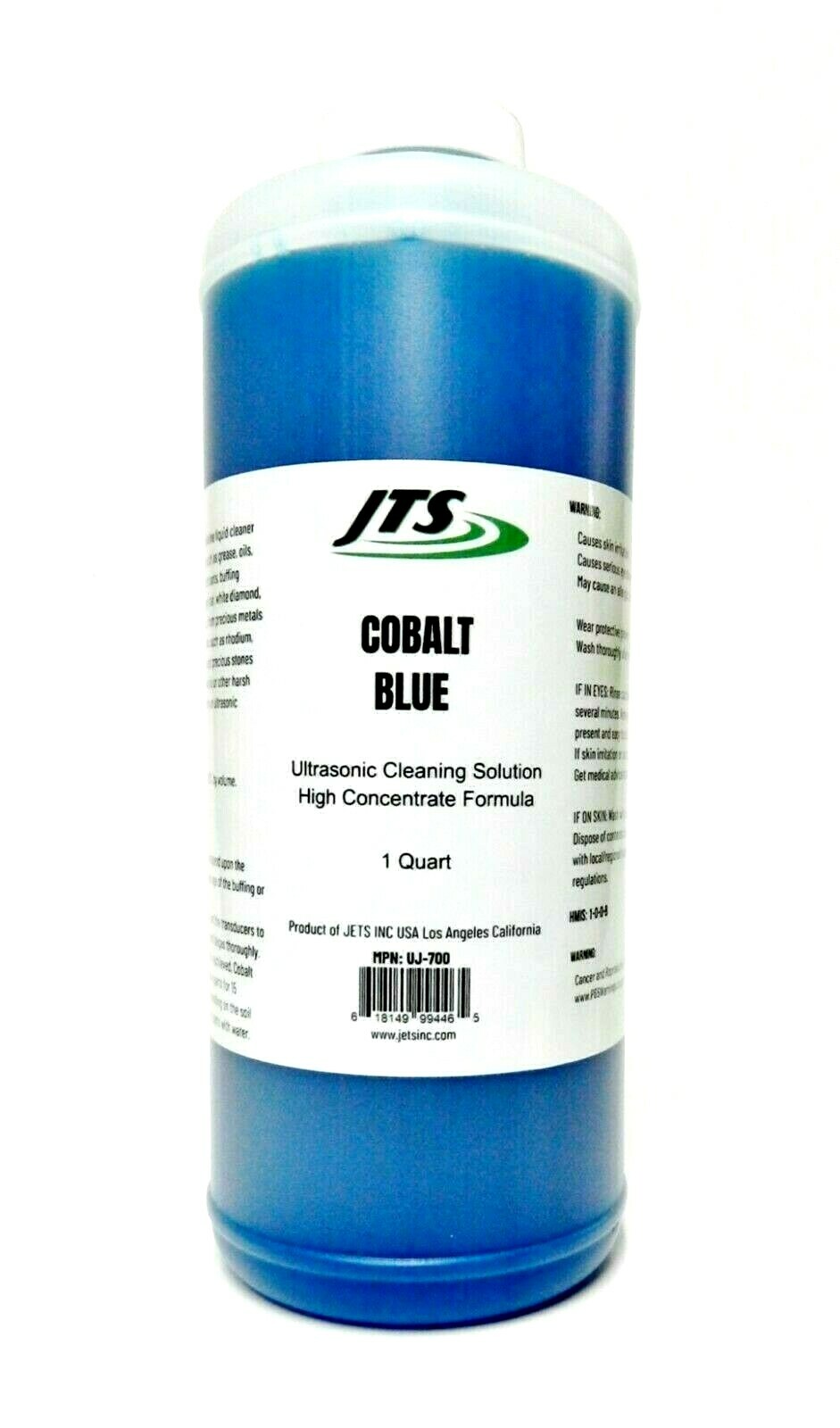 Ultrasonic Cleaner Solution JTS Cobalt Blue 1 Quart Cleaning Jewelry & Compounds