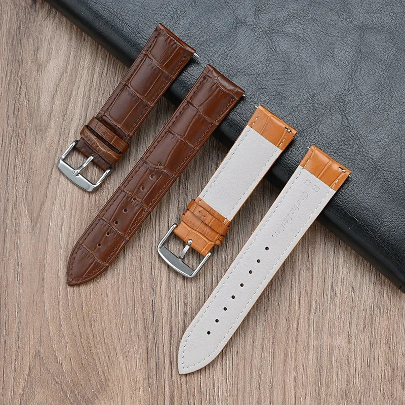 Watch Repair Genuine Cowhide Quick Release Strap Fit Tissot Watches