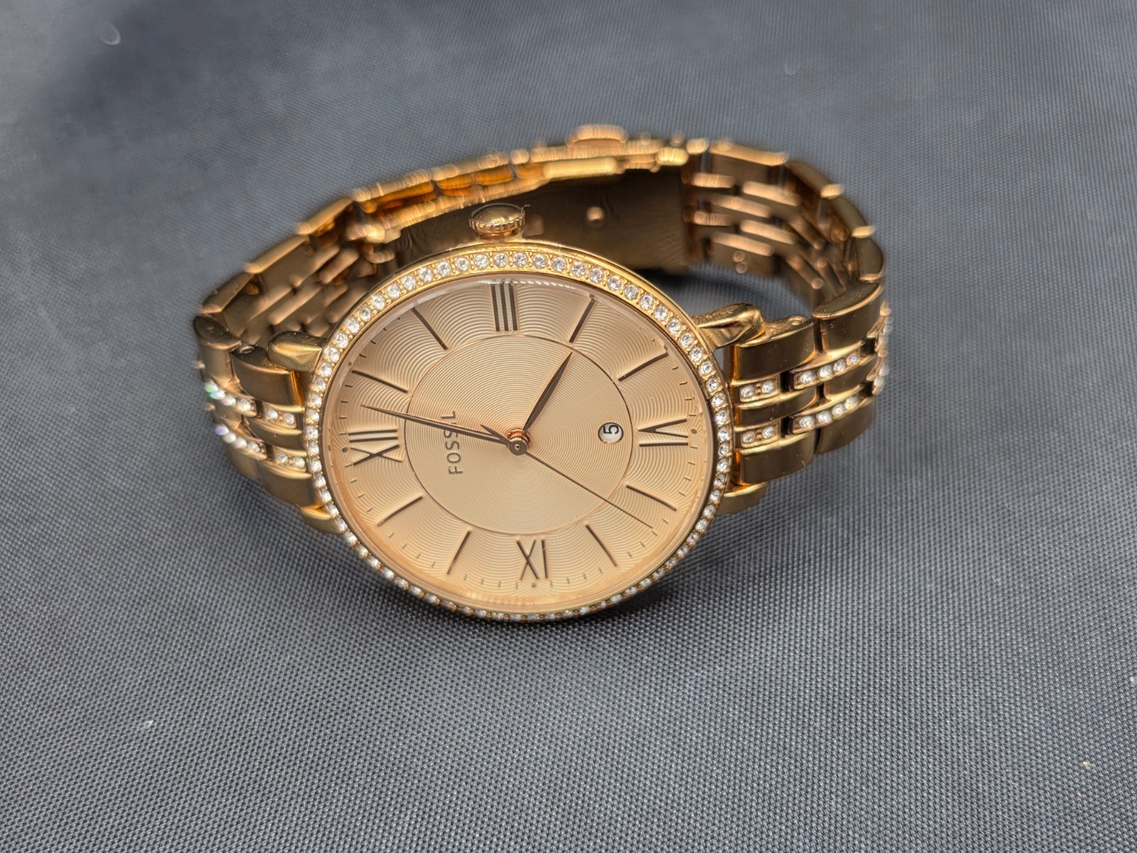 Fossil Jacqueline ES3546 Women’s Rose Gold Stainless Steel Analog Watch HME470