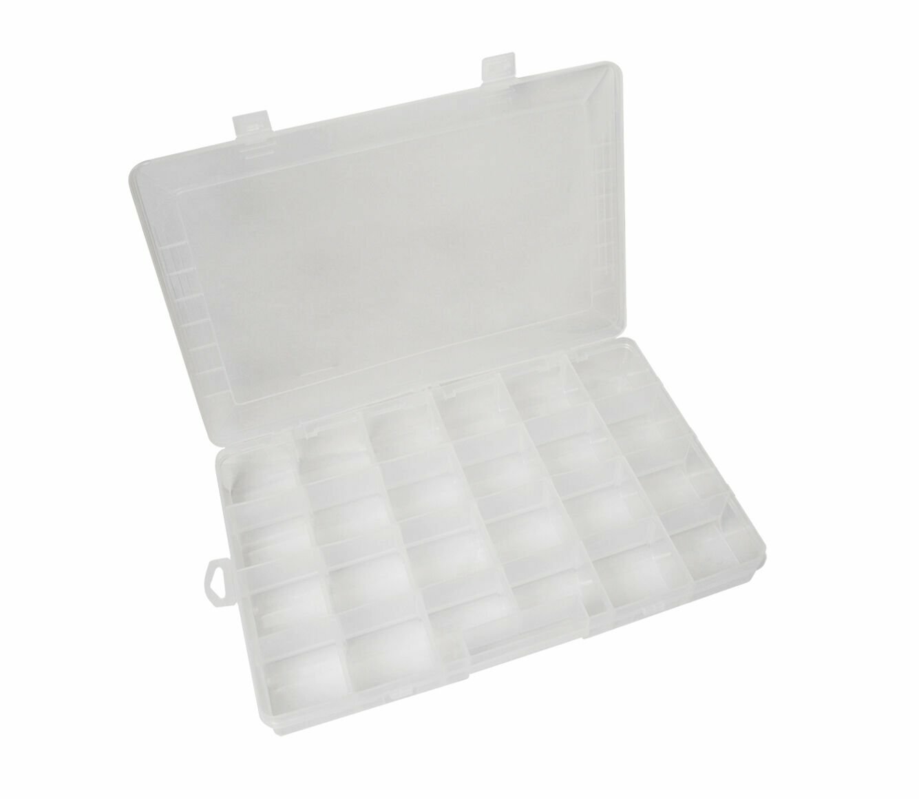 24 Grid Plastic Storage Container Jewelry Bead Gold Silver Gem Organizer Case