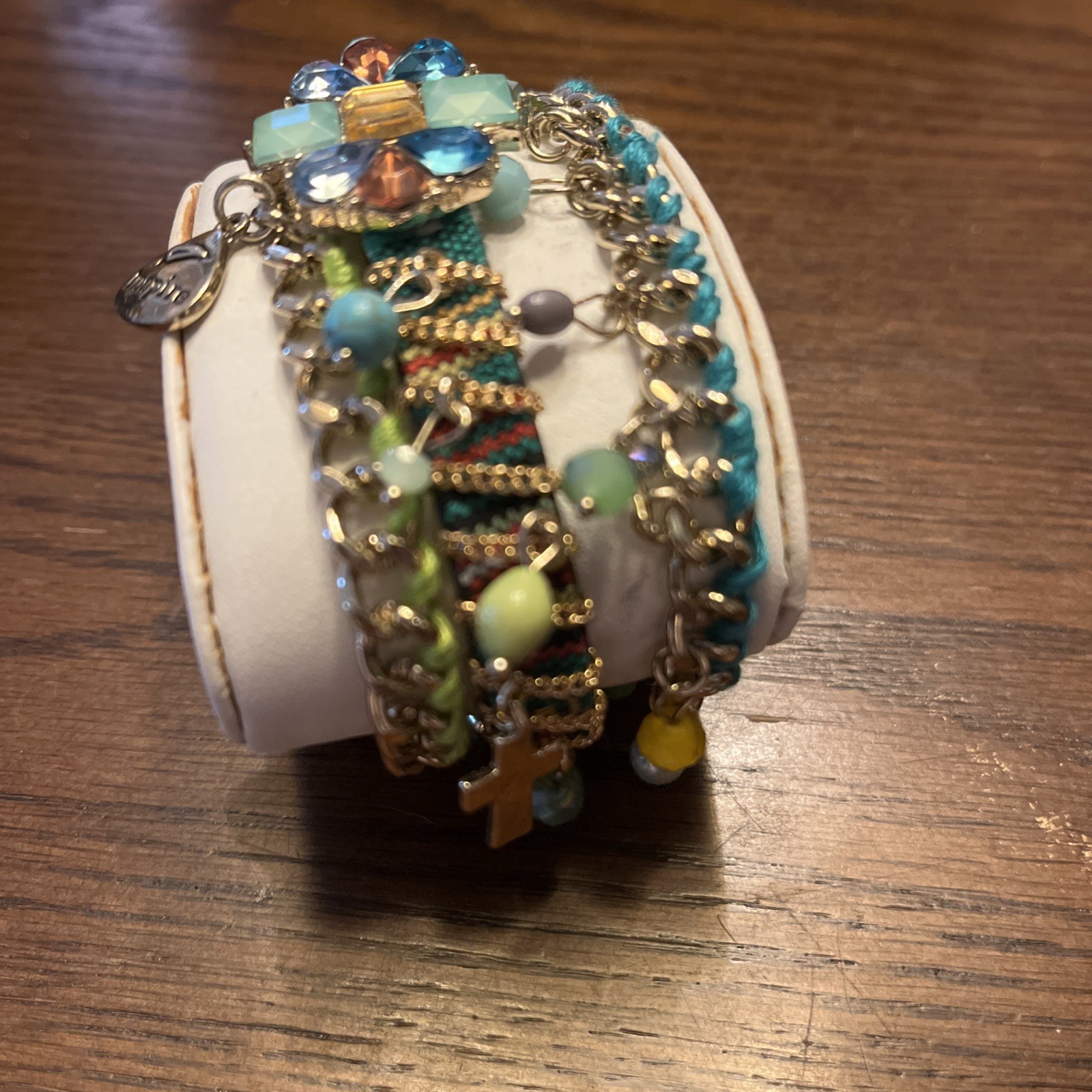 3 BELLA PERLINA Stack Bracelets One Size NEW