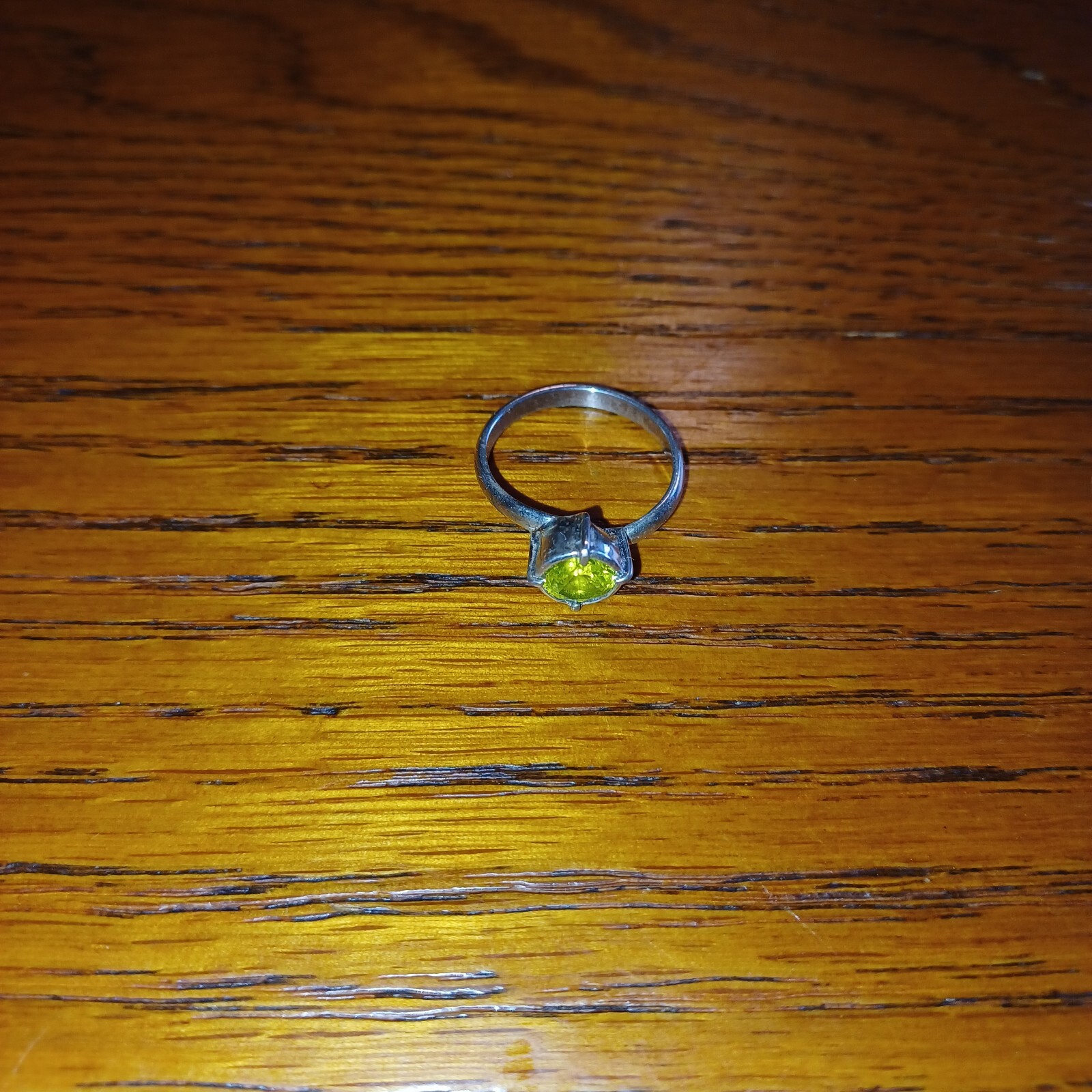 HillaboldJewelry Hand Crafted YAG Yttrium Aluminum Ring Sterling Silver Size6.75