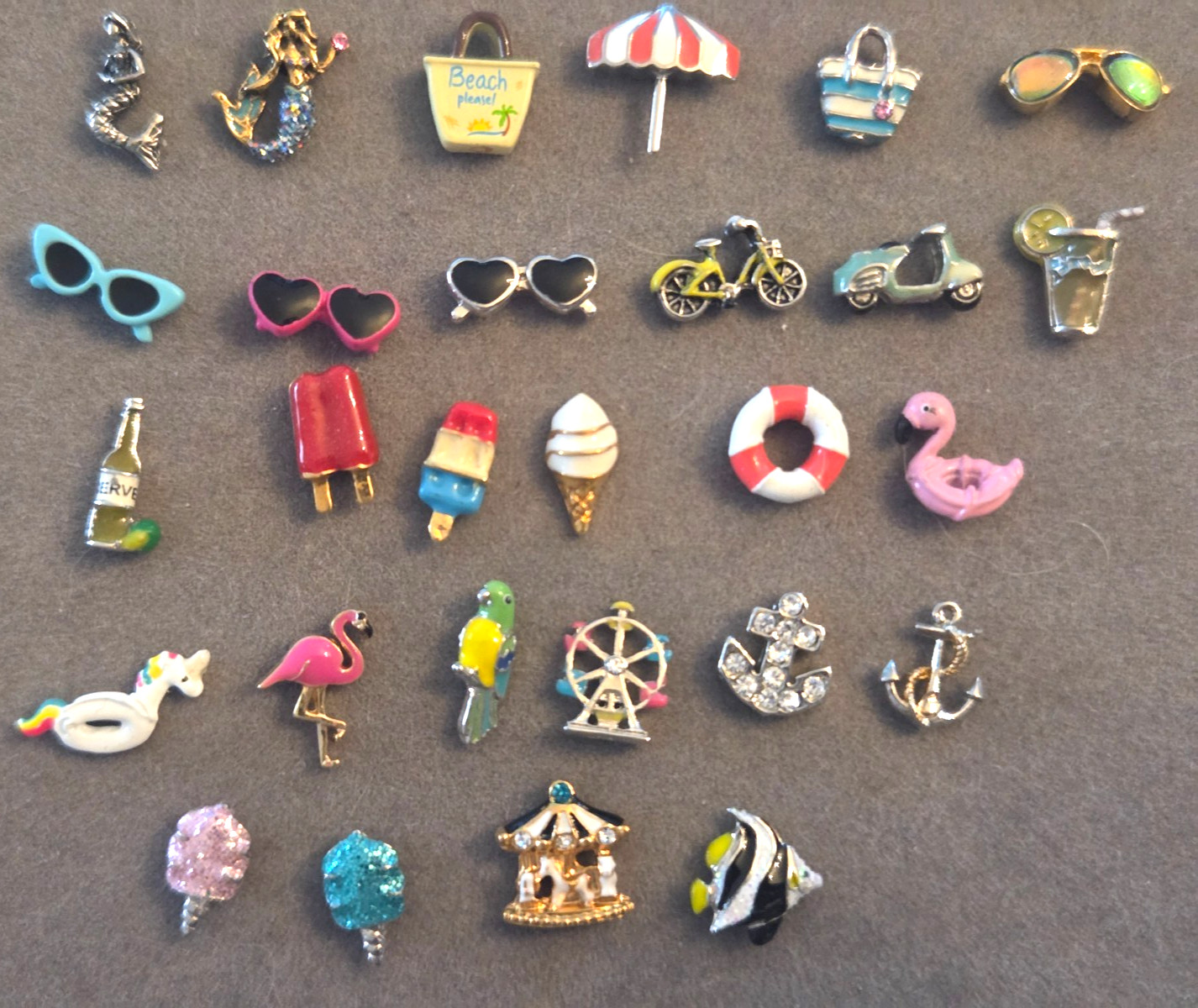 Origami Owl Beach Ocean Travel Sea Vacation Charms NEW Authentic *YOUR CHOICE*